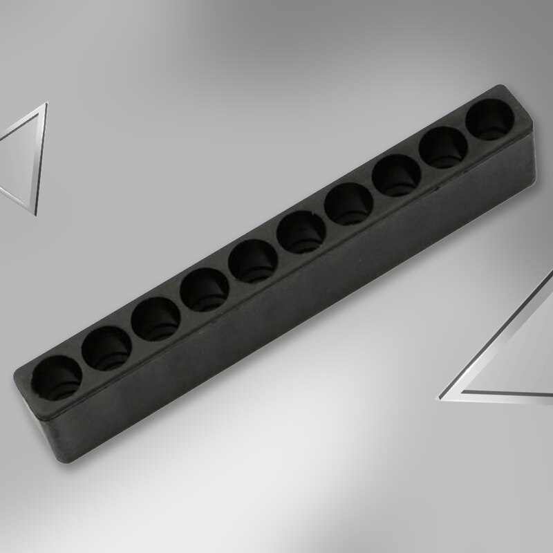 Vástago hexagonal con agujero para destornillador, herramienta de almacenamiento con cabezal de plástico, agujeros, 10/12