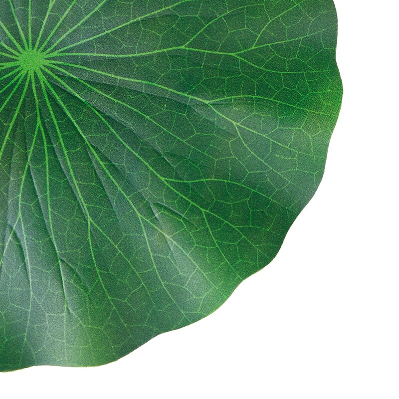 Pack Van 9 Kunstmatige Drijvende Schuim Lotus Bladeren Waterlelie Pads Ornamenten Groene Perfect Voor Patio Koi Vijver Zwembad decoraties