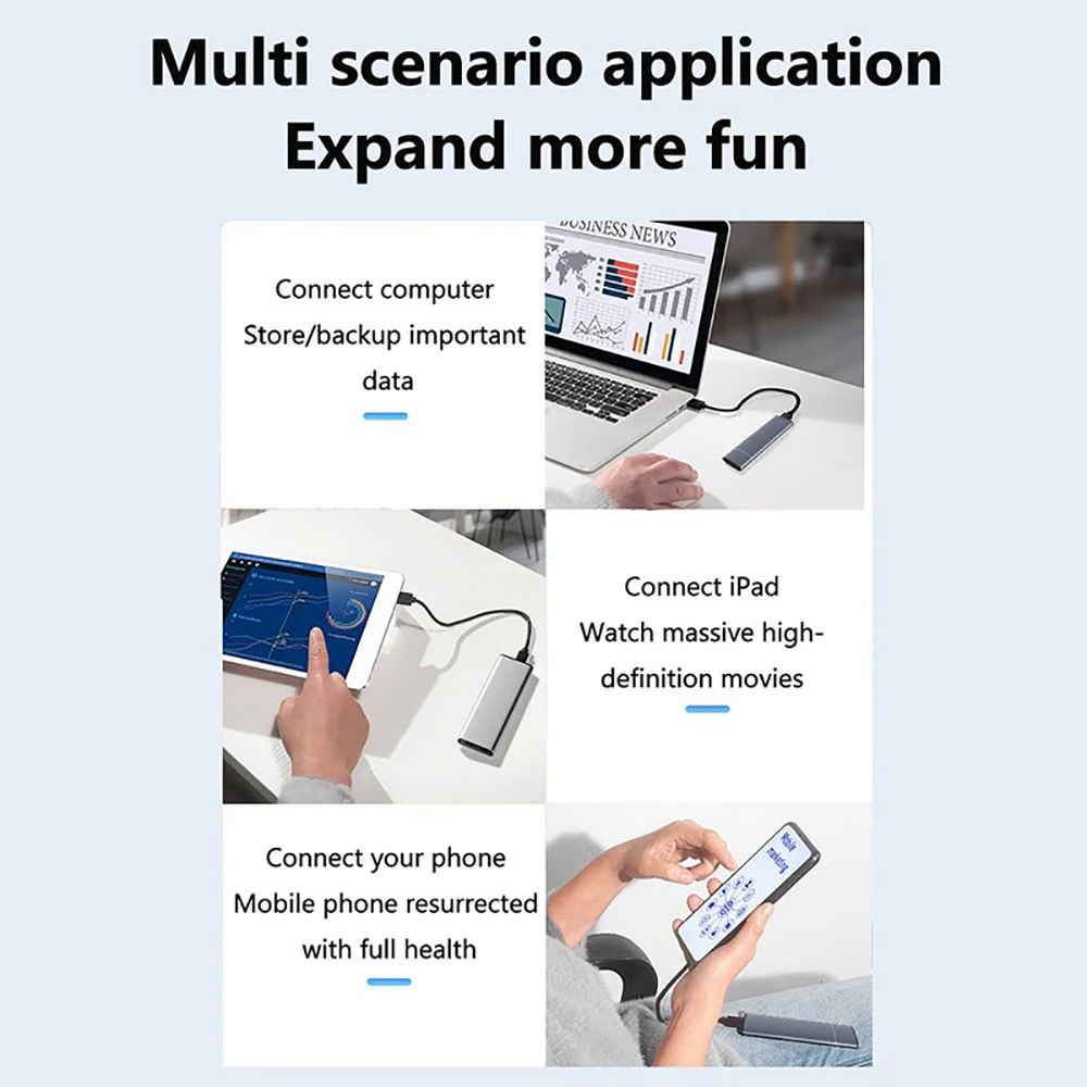 M .2 sata nvme ssd enclosure adapter 10 gbit/s to nvme ssd enclosure usb  c 3.1 gen 2 sata ngff pcie external hard drive box for laptop pc