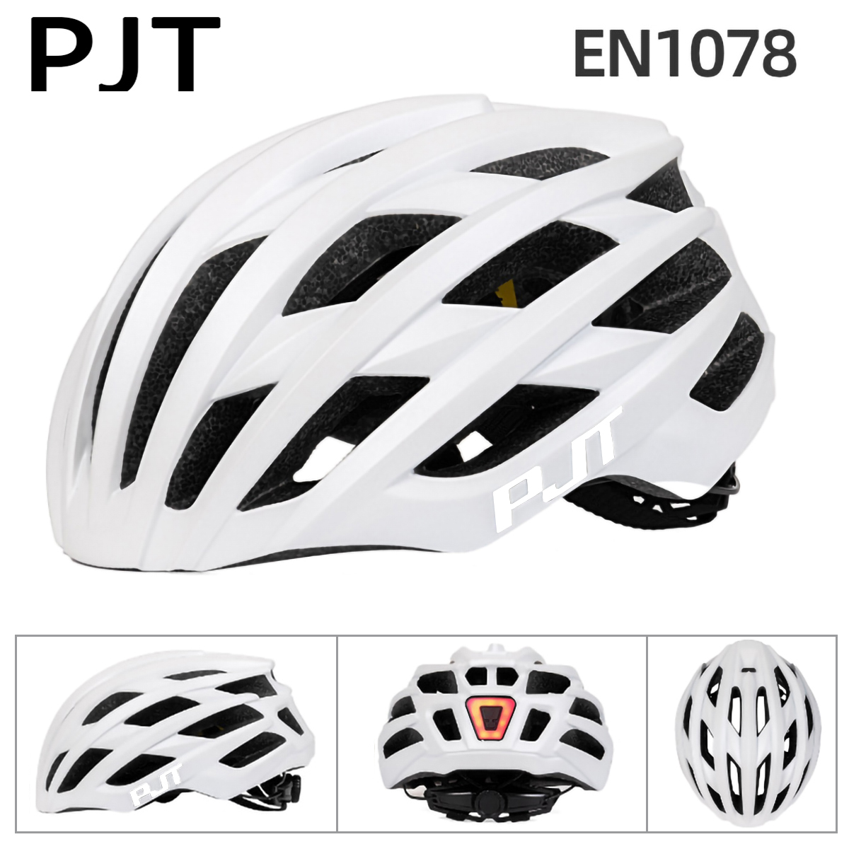 PJT Bicycle Helmet Men's Ultralight Taillight LED MTB Road Bike Helmet Cycling Motorcycle Electric Scooter Safty Cycling Helmet: Blue