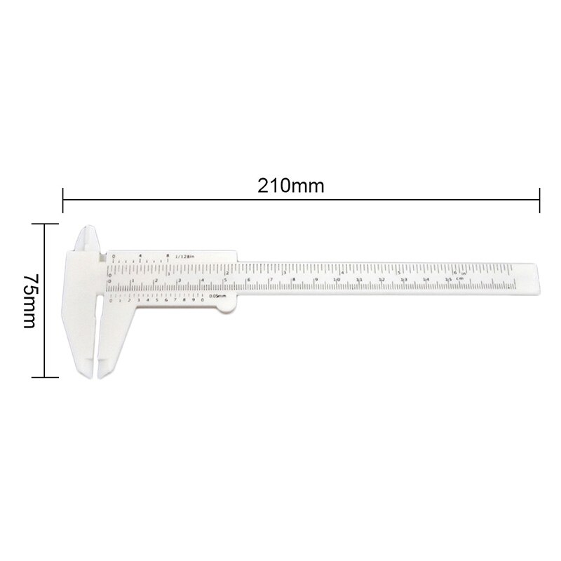 Digital Caliper Stainless Steel Electronic Digital Vernier Calipers 6Inch 0-150mm Metal Micrometer Measuring Tool Caliper Gauges: 0-150mm White