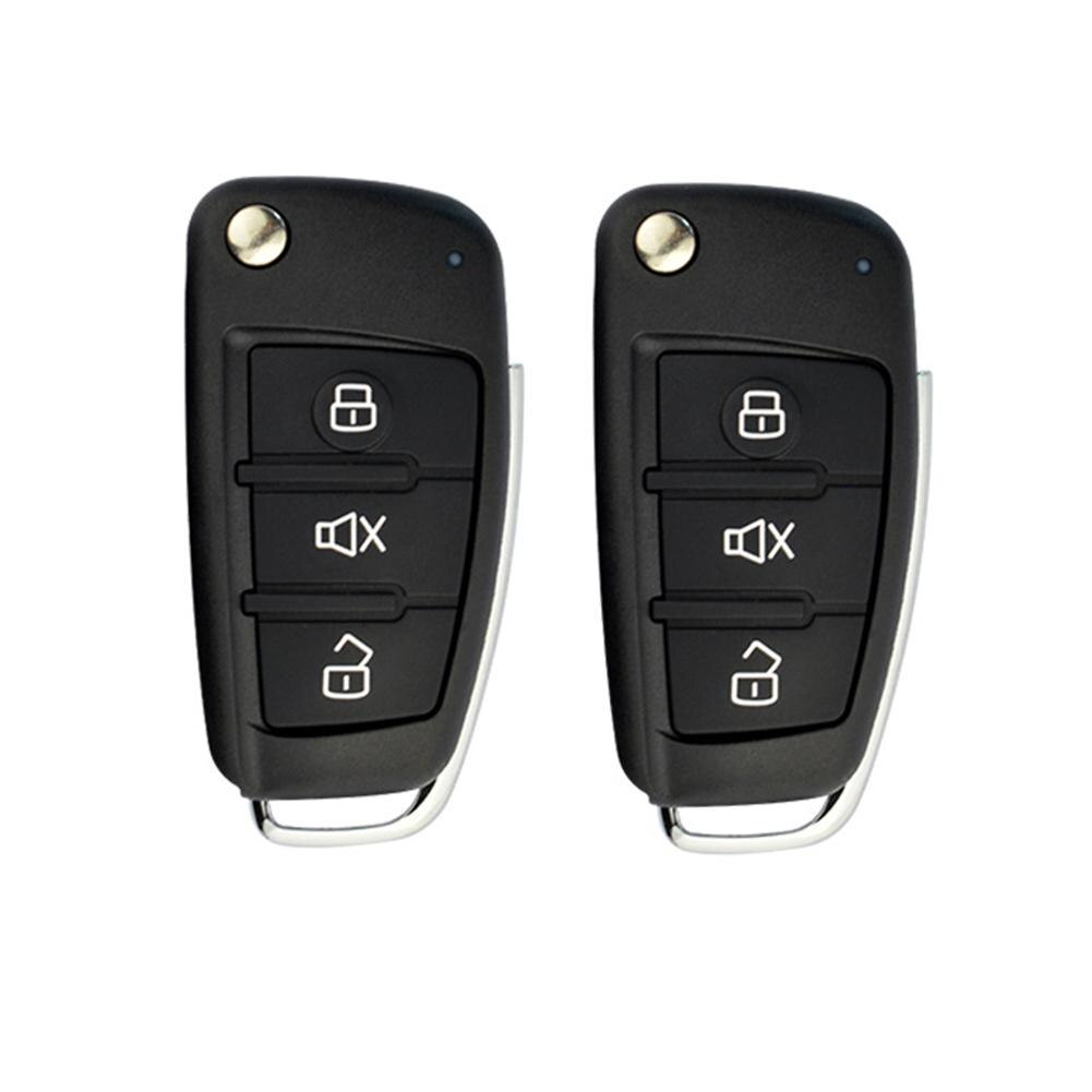 Universal Car Auto Remote Central Kit Door Lock Locking Vehicle Keyless Entry System Button Start Stop Start Stop Keyless Entry: 5
