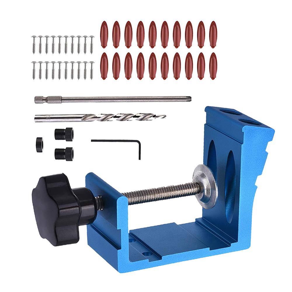Tasche See Jig Bausatz Dübel Bohrer Tischlerei Schraube Bausatz Schreiner Holz Holz Führer gemeinsam Winkel Werkzeug Zimmerei Lokalisierer