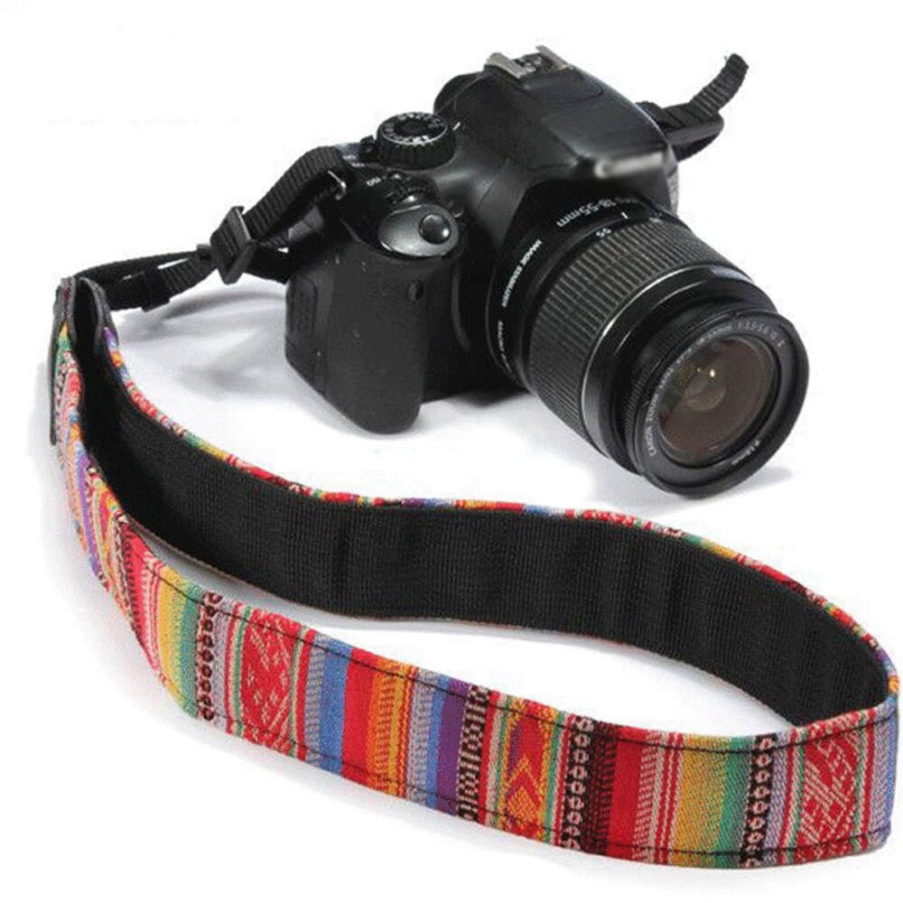 Correa para hombro y cuello de cámara réflex digital estilo Hippie Vintage Retro Para Canon, Nikon, Sony, NEX, Pentax, Panasonic
