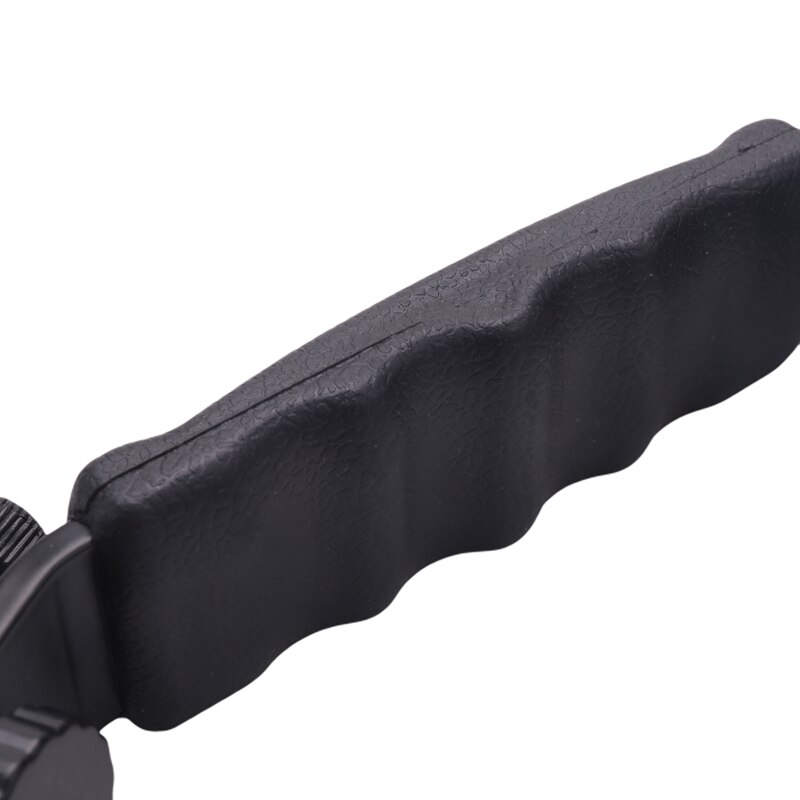 L-shaped bracket, padded handheld holder, l-shaped clamps, heavy-duty adapter with ball head and dual flash cold shoe mount for dslr camera