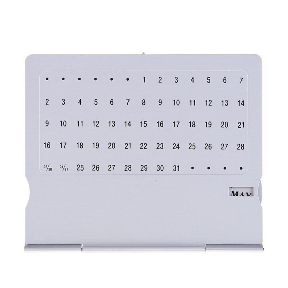 Desk Calendar Super Perpetual Unique 100 Years Calendar Table English Calendar Office Desk Decoration