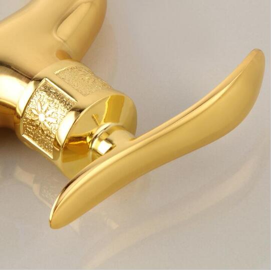 Long Gold brass decorative garden faucets single cold bibcock faucet washing machine tap outdoor faucet garden tap