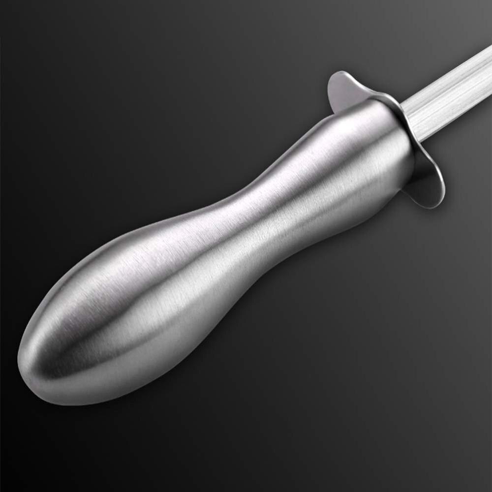 12inch Stainless steel Sharpening Rod Kitchen Knife Sharpener Butcher Sharpener For HOME Outdoor