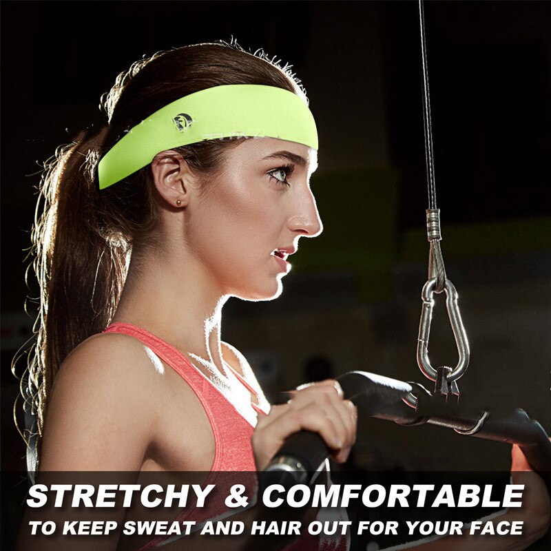 Breathable Sweat Guide Scarf Forehead Protection Hair Restraint Yoga Fitness Sports Headband Female Head Bands