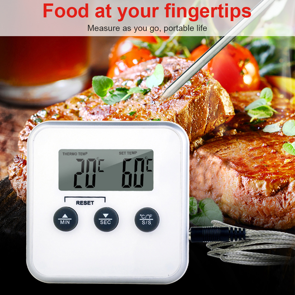 Digitale Koken Thermometer Voedsel Temperatuurmeter Snelle Lezen Grillen Olie Bakken Tool Huishoudelijke Outdoor Keuken