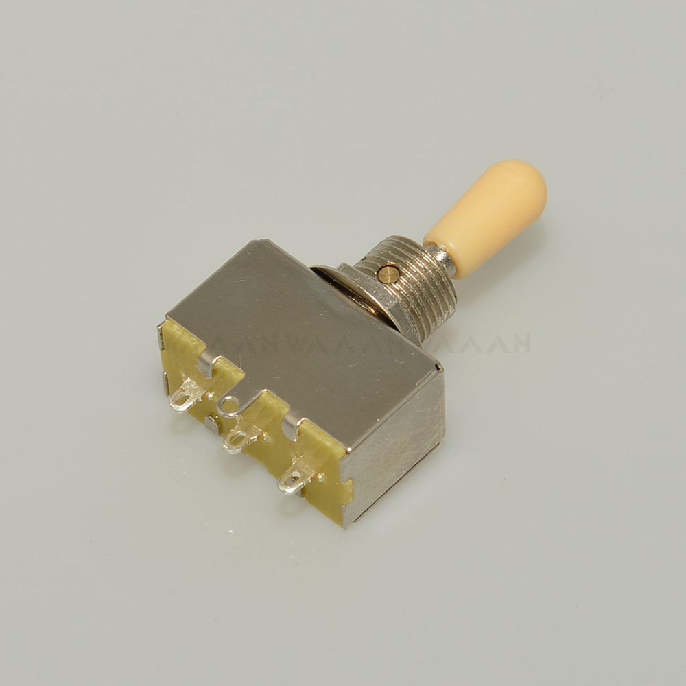 Guitar Toggle Switch 3 Way Switch Box Style with Tip Cap Black Gold Nickel for Electric Guitar: Red