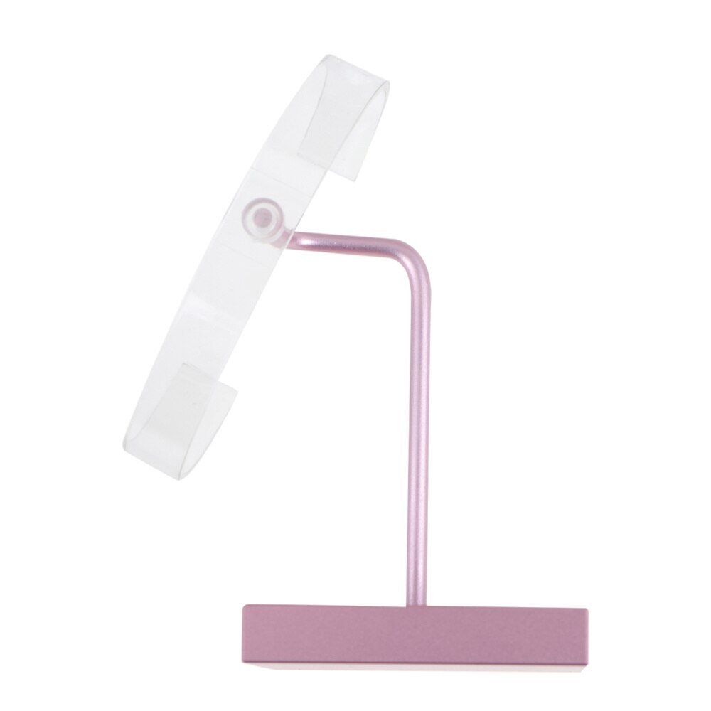 2PCS Watch Display Rack Acrylic Metal Base Stable Wrist Watch Showing Stand Bracelet Stand Bangle Holder for Cloakroom Shop Shop