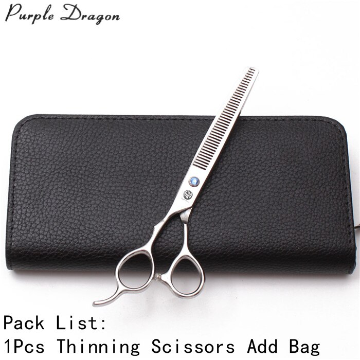 Linker 7.0 "JP Roestvrij Paarse Draak Shiny Animal Scharen Rechte Schaar Dunner Schaar Gebogen Schaar Huisdier Schaar z3006: Z4006 Yin T 7Y