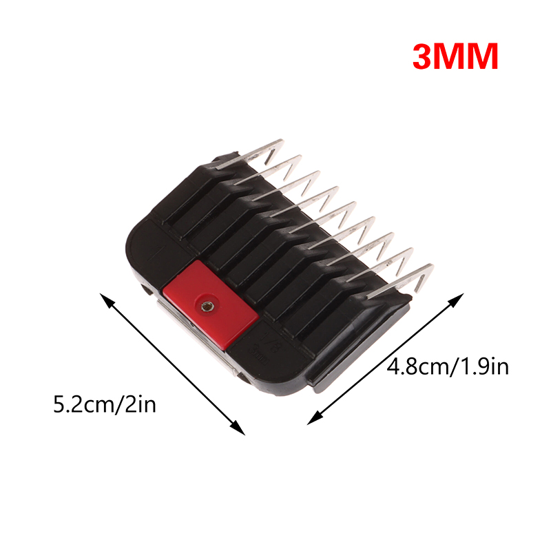 1PCS Clipper Guards For Hair Clippers Trimmers Premium Cutting Lengths Limit Guide Comb Attachments: Rose Red