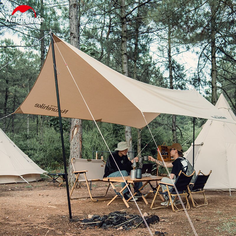 Naturehike-poste de tienda de aleación de aluminio ultraligero de 4 secciones, poste de lona de de 1kg, 2,8/240cm, accesorios para tienda de campaña, acampada al aire libre