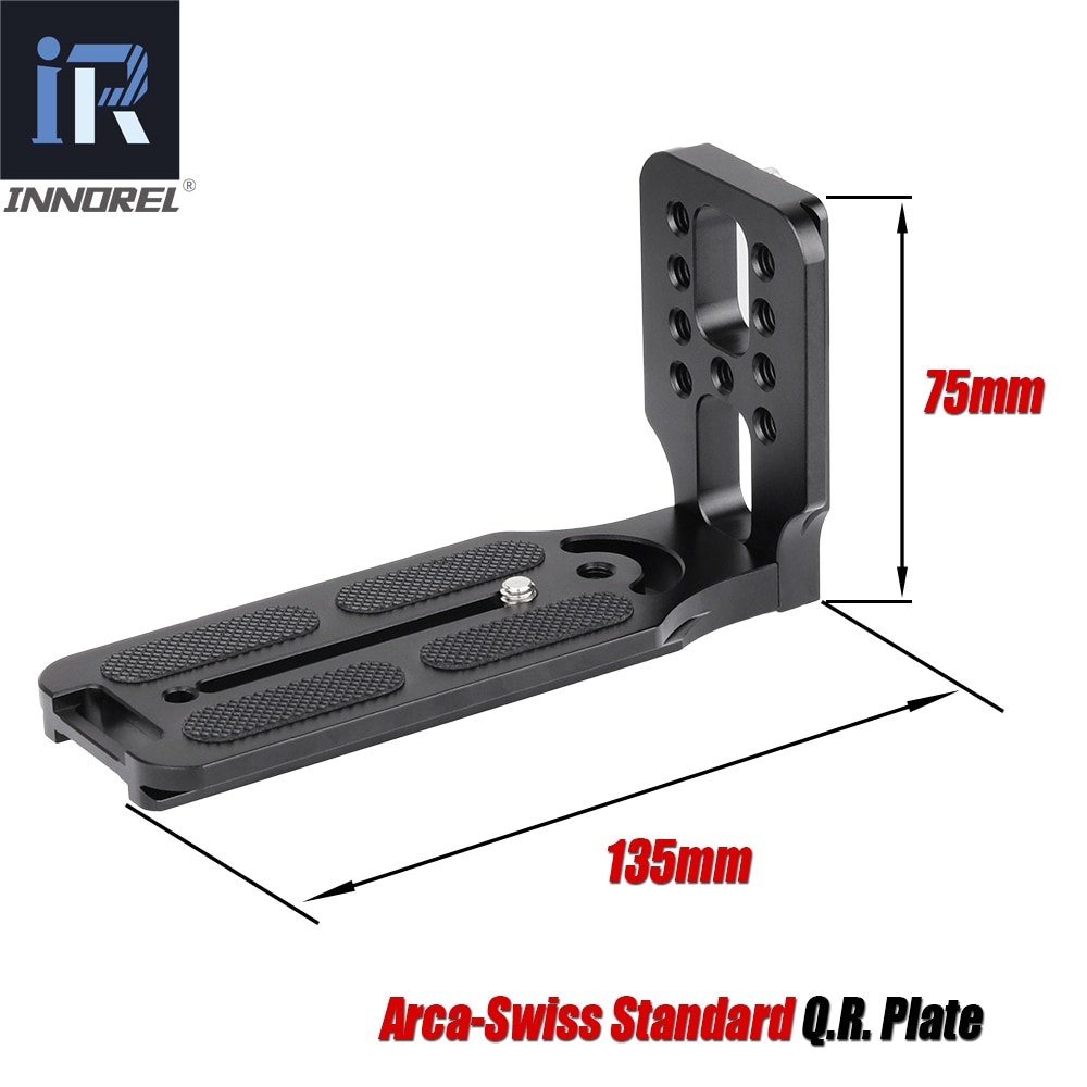 Innorel LP-135A Professionele L-type Quick Release Plate Bracket Voor Statief Balhoofd Met Arca-Swiss Standaard Dslr Camera &#39;S