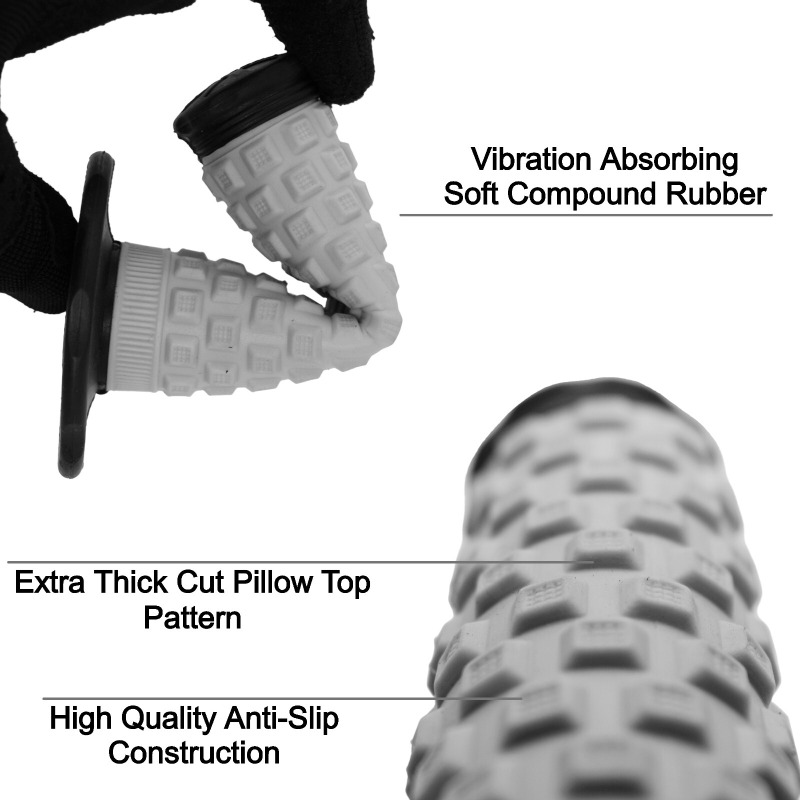 Poignée Pro Taper moto Protaper Dirt Pit Bike Motocross 7/8 "guidon en caoutchouc Gel poignées de frein mains