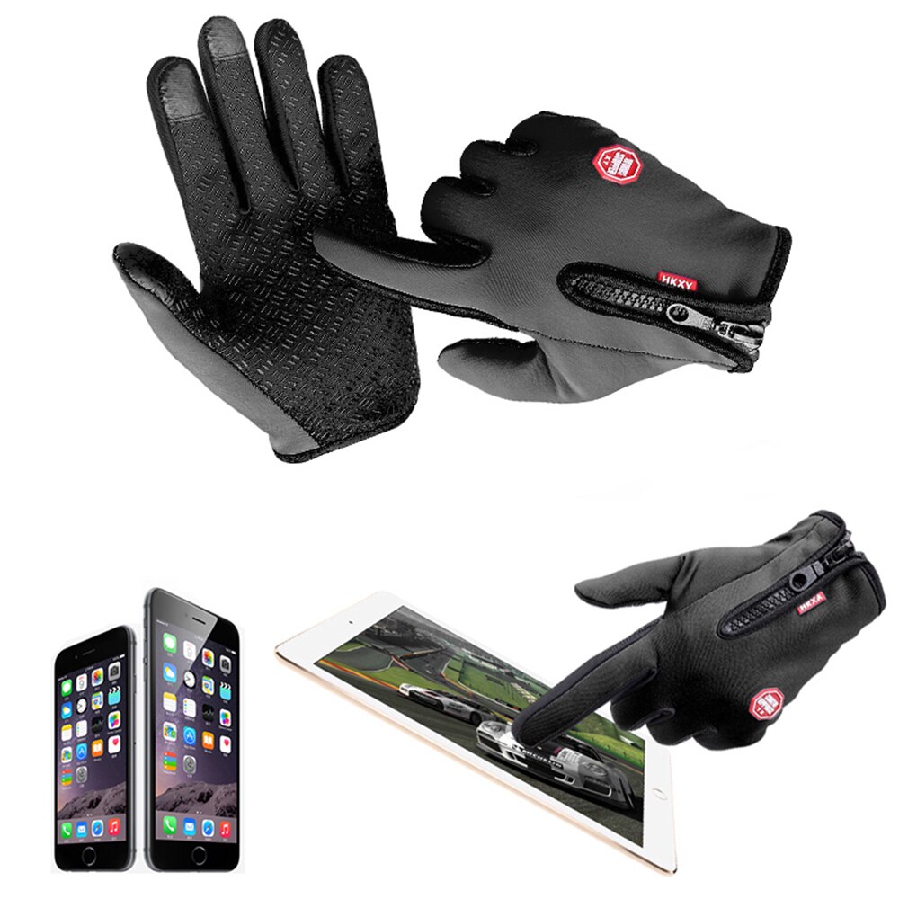 Motorhandschoenen Touch Screen Windstopper Volledige Vinger Ski Handschoenen Warm Rijden Handschoen Outdoor Sport Auto-Styling M L xl Maat