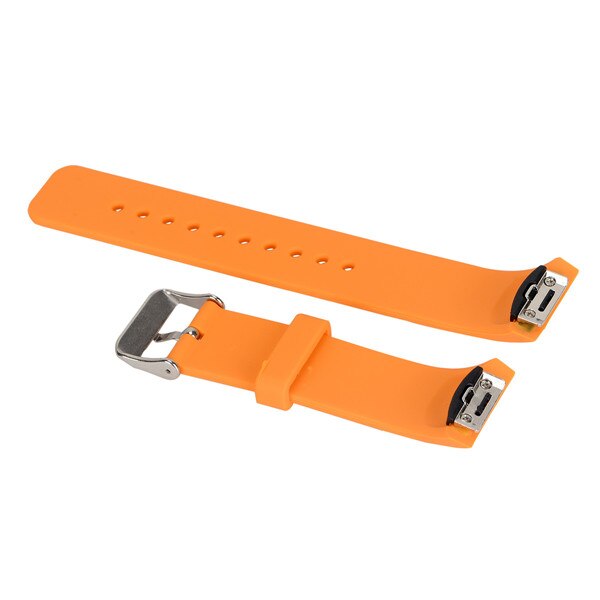 Beaucoup de couleurs Bracelet en Silicone pour Samsung Galaxy Gear S2 R720 R730 Bracelet de remplacement Bracelet pour SM-R720 montre intelligente: Orange