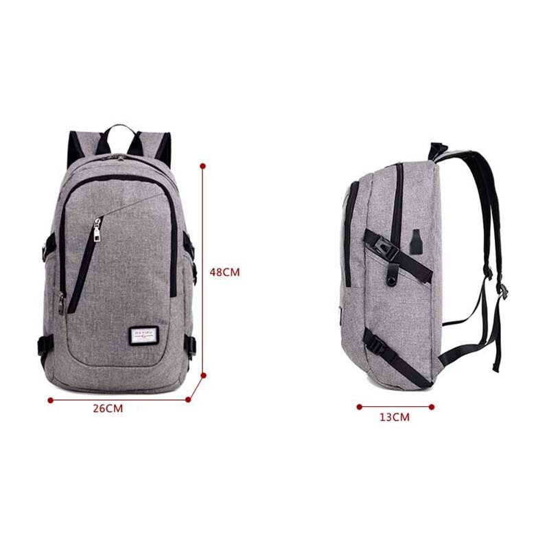 Zenbefe usb lade ryggsekk skolesekk pakke voksen student bag virksomhet ryggsekk datamaskin laptop ryggsekker student boksekker
