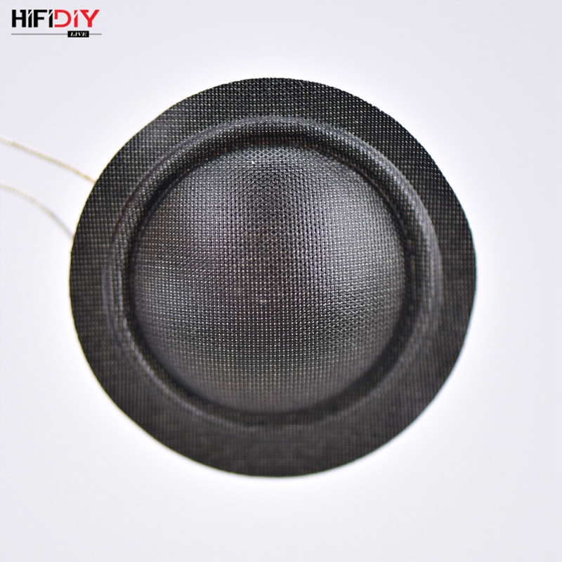 Hifidiy live 1 zoll 25.4mm 25.5mm hochtöner schwingspule schwarze seidenmembran höhenlautsprecher reparaturzubehör diy-teile 6 ohm 15w