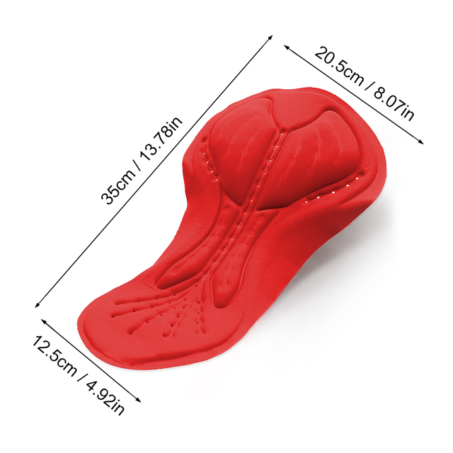Wosawe Mannen Vrouwen Fietsen Ondergoed Padded 5D Gel Pad Fiets Shorts Ondergoed Underpant Ademend Comfortabel Kussen: BL301-R