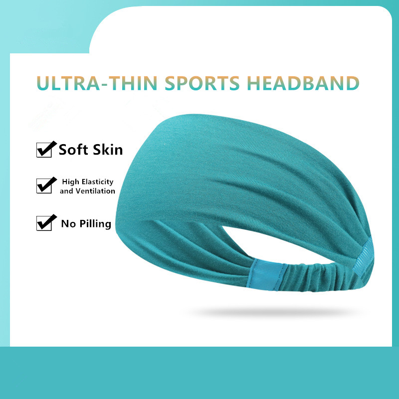 3 @ # Ultradunne Sport Hoofdband Mannen Vrouwen Lopen Snel Droog Hoofdband Yoga Haarband Outdoor Sport Zweet absorberende Hoofdband