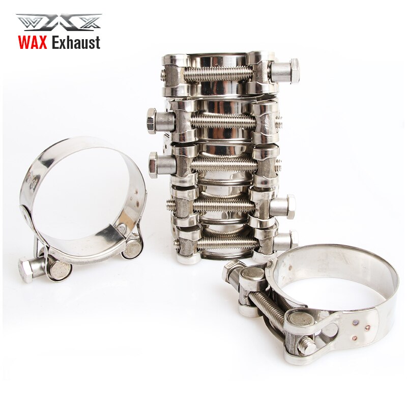 High Performance Stainless Steel SS 304 Clamp for exhaust pipes