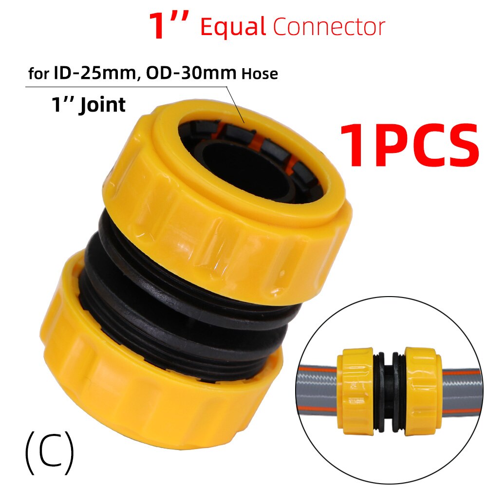 Garden Hose Quick Connector 1/2'' 3/4'' 1'' 1.2'' Repair Leaky Water Pipe Tool Fitting Adapter Watering Irrigation Tubing Joint: Cx1pcs