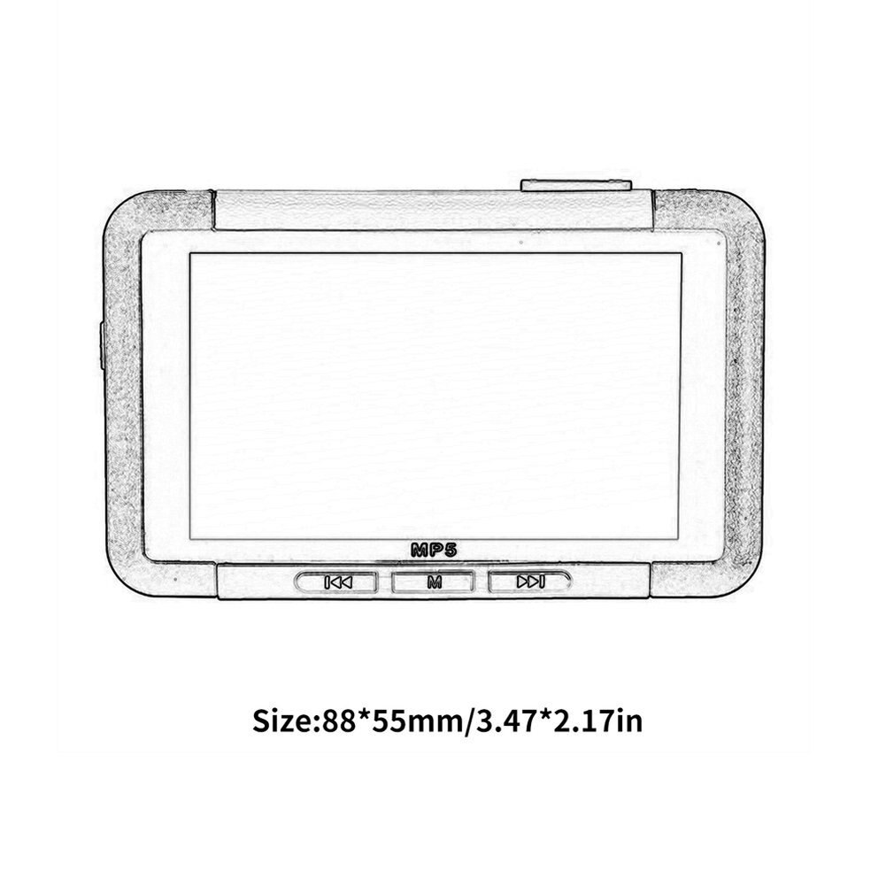 3 Inch Scherm Video Muziek MP5 Speler 8Gb/16Gb Slim Lcd-scherm Media Player Fm Radio Recorder E-Book Reader