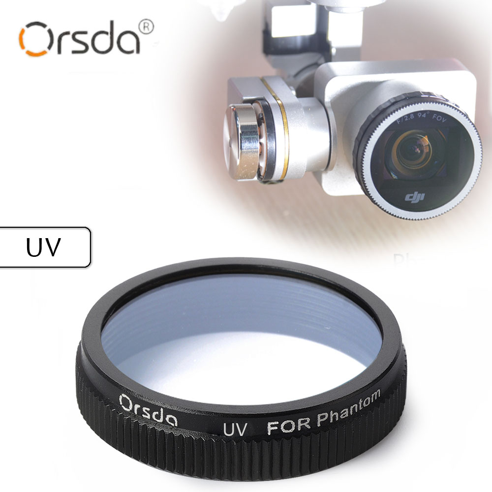 Orsda UV UAV Filter voor DJI phantom 4 phantom 3 voor Gimbal Camera Ultraviolet Filter UAV Quadcopter drone onderdelen accessoires