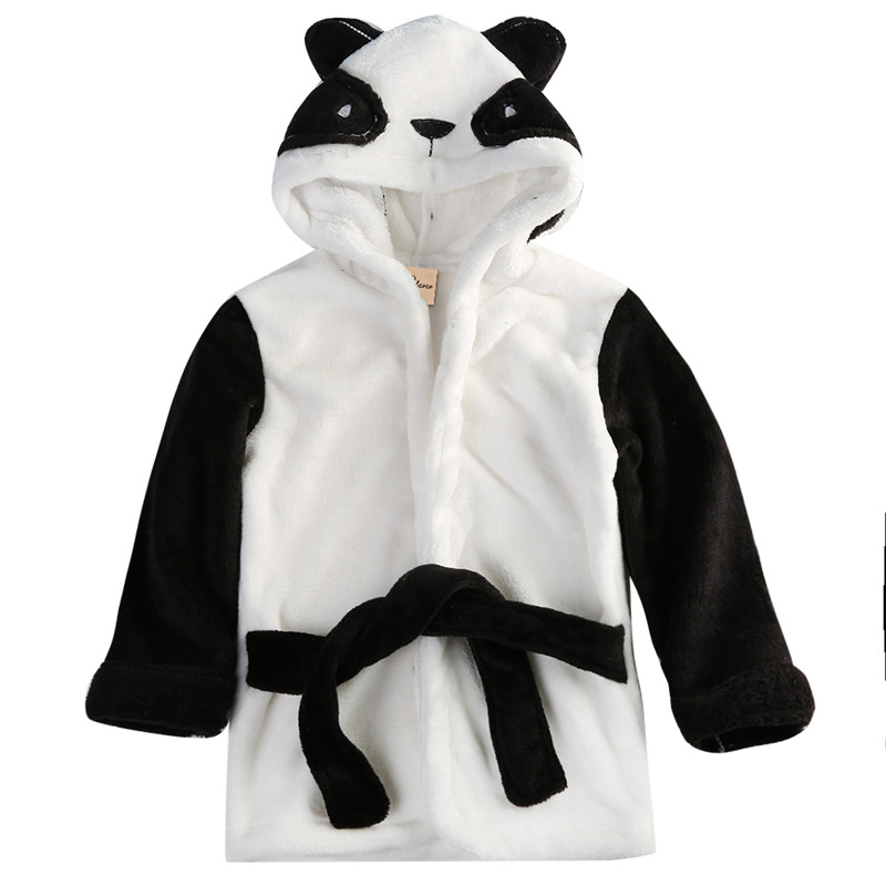 Kids Infant Baby Bathrobe -Baby Bath Robe Baby Shower Custom Monogram Baby: Black / 110