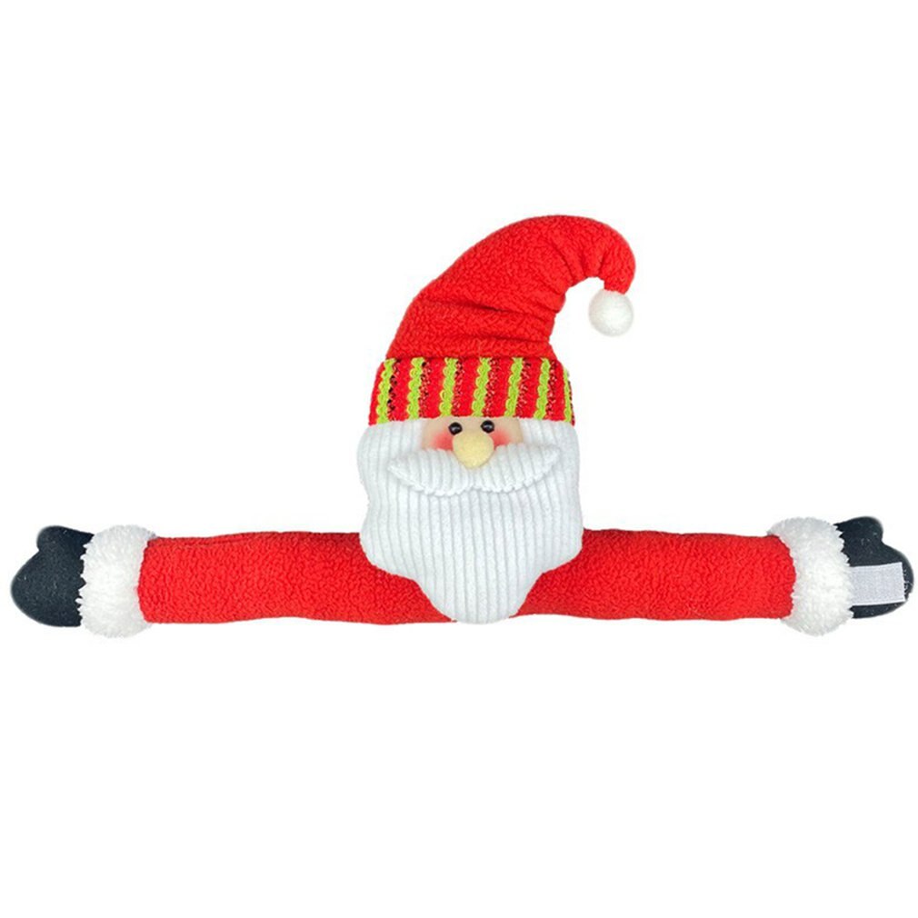 Kerst gordijn gesp cartoon pop decoratie hotel restaurant decoratie poppen gesp raamhanger: Oude man