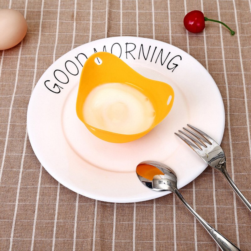 1 Uds. Huevera de silicona de gran , recipiente para cocinar, cocina, utensilios de cocina, cazuela para hornear escalfada 8