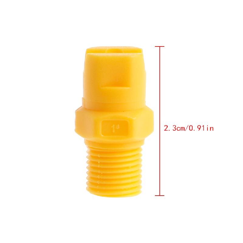 Plastic Vee Jet Flat Fan Spray Nozzle 1/8"1/4" 1/2" Industrial Cleaning Washing &K125&