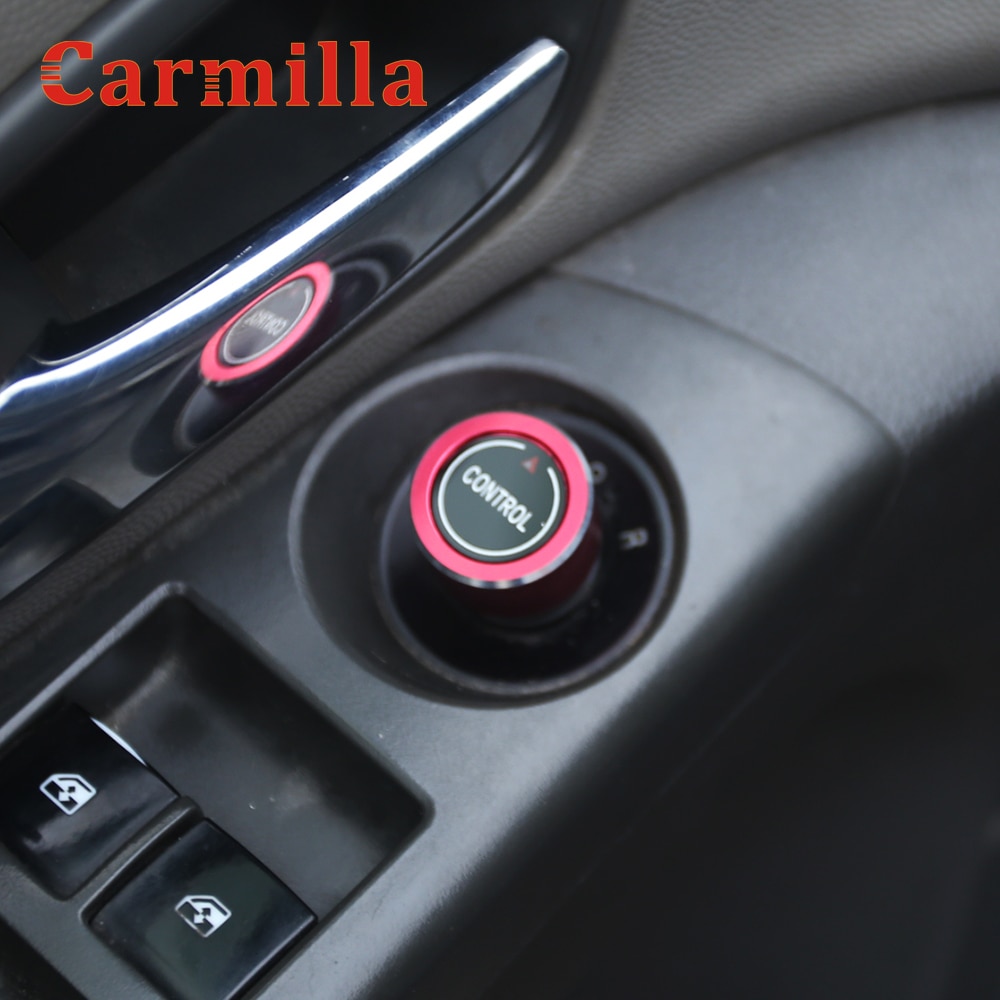 Bil bakspeil juster knott trim ring dekorasjonsdeksel for opel astra j gtc opc insigni karl mokka zafira meriva tilbehør
