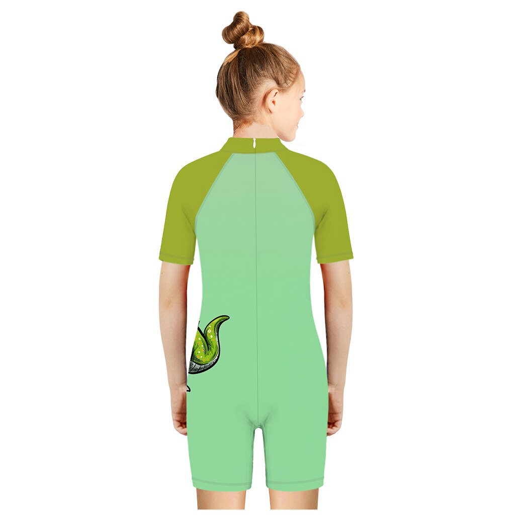 Tiener Kids Badmode Voor Meisjes Jongens 3d Print Cartoon Strand Een Stuk Badpak Badmode Cartoon Dinosaurus Print Kostuum Vetement