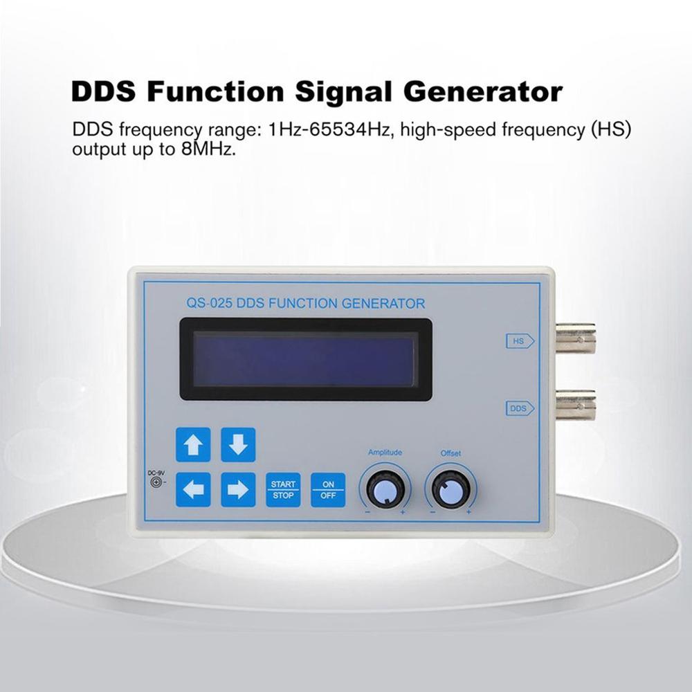 Signal Generator Module Dds Function Signal Generator Sine Triangle Square Wave Frequency 1Hz-65534Hz