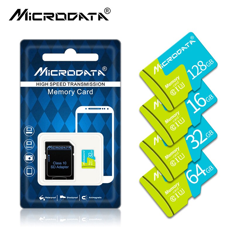 32Gb Micro Sd-kaart 16Gb Tf-kaart Class10 64Gb 128Gb Cartao De Memoia Geheugenkaart flash Usb Stick Met Gratis Adapter