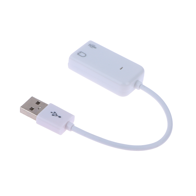 USB Sound Card Virtual 7.1 3D External USB Audio Adapter USB To Jack 3.5mm Earphone Microphone Speaker For Laptop Notebook PC