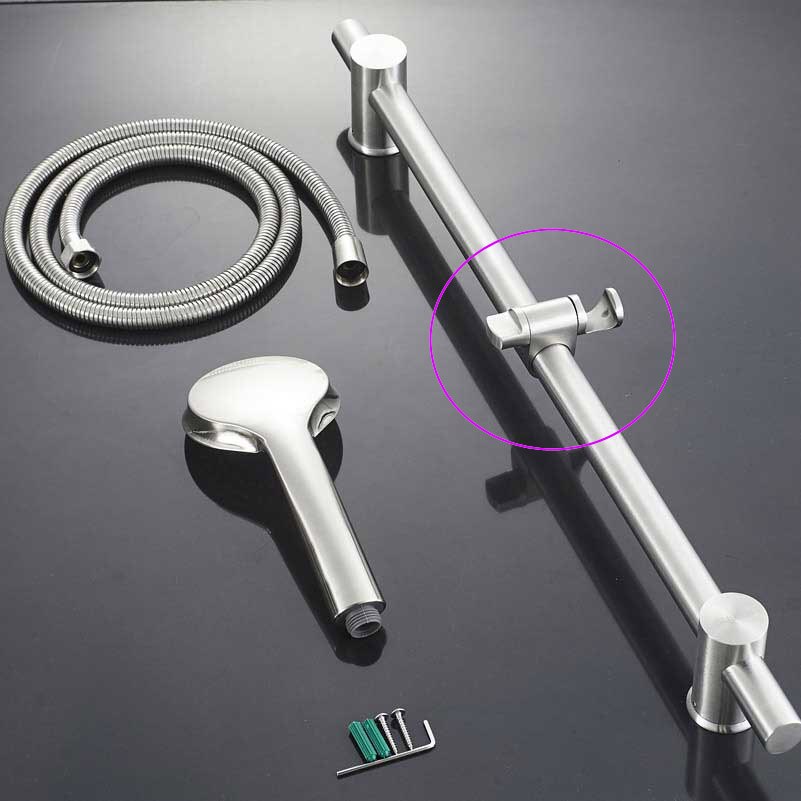 Douche Kraan Slide Bar Geborsteld Nikkel Hoogte Ve... Grandado