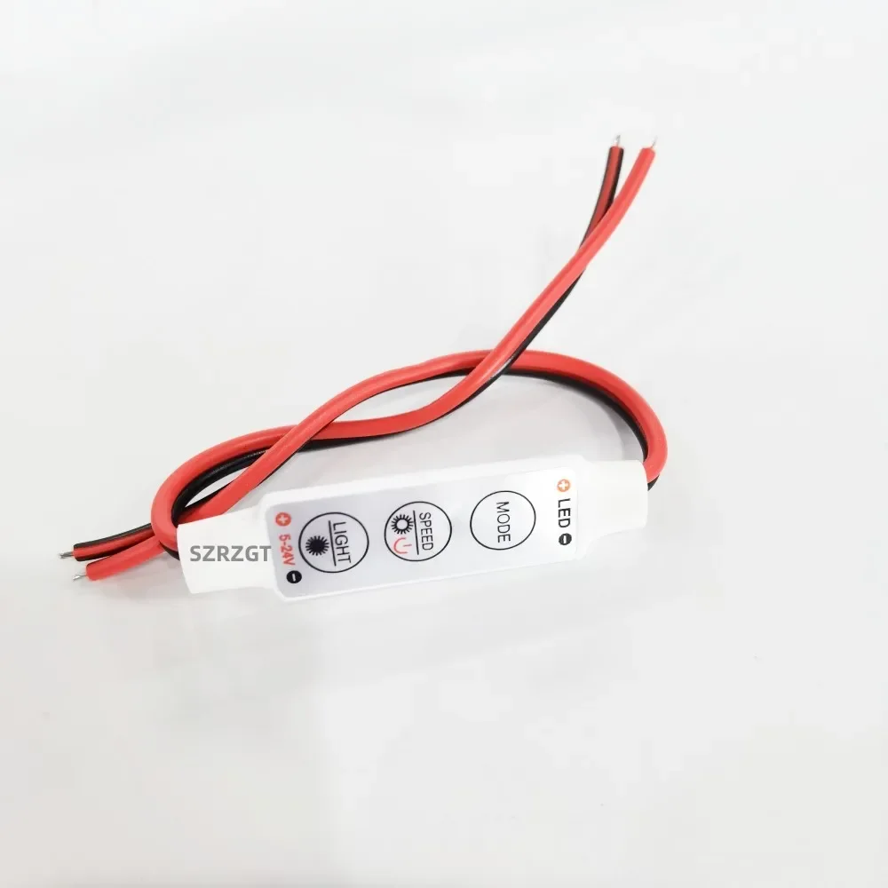 LED Strip Controller Mini Dimmer RF Remote DC 5V 12V 24V Controller For LED 5050 2835 Strip Single Color