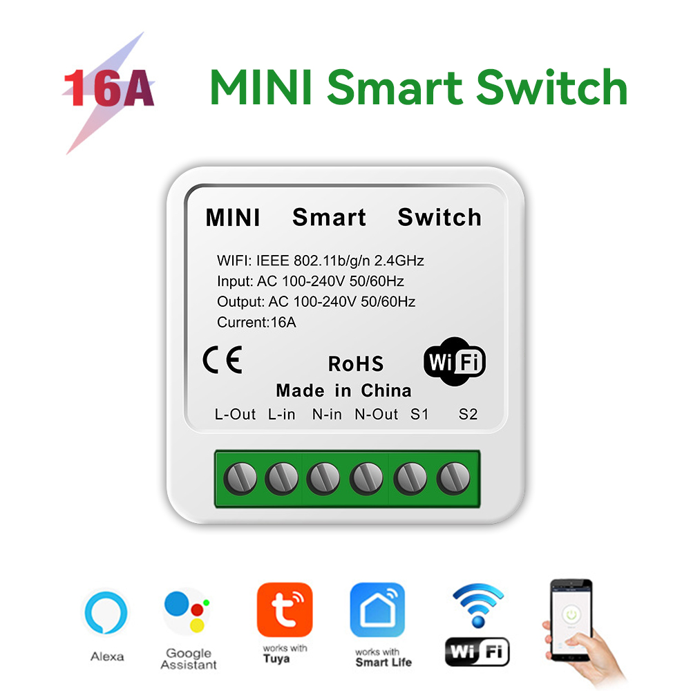 Moduł przekaźnika inteligentnego przełącznika WiFi Smart Home dla Tuya Homekit Ewelink Trzy style Sześć opcji APP Voice Praca z Alexa Google