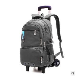 ZIRANYU School Wheeled backpack bags for boys Children Trolley Backpacks for school kids backpack on wheels Student rolling bags