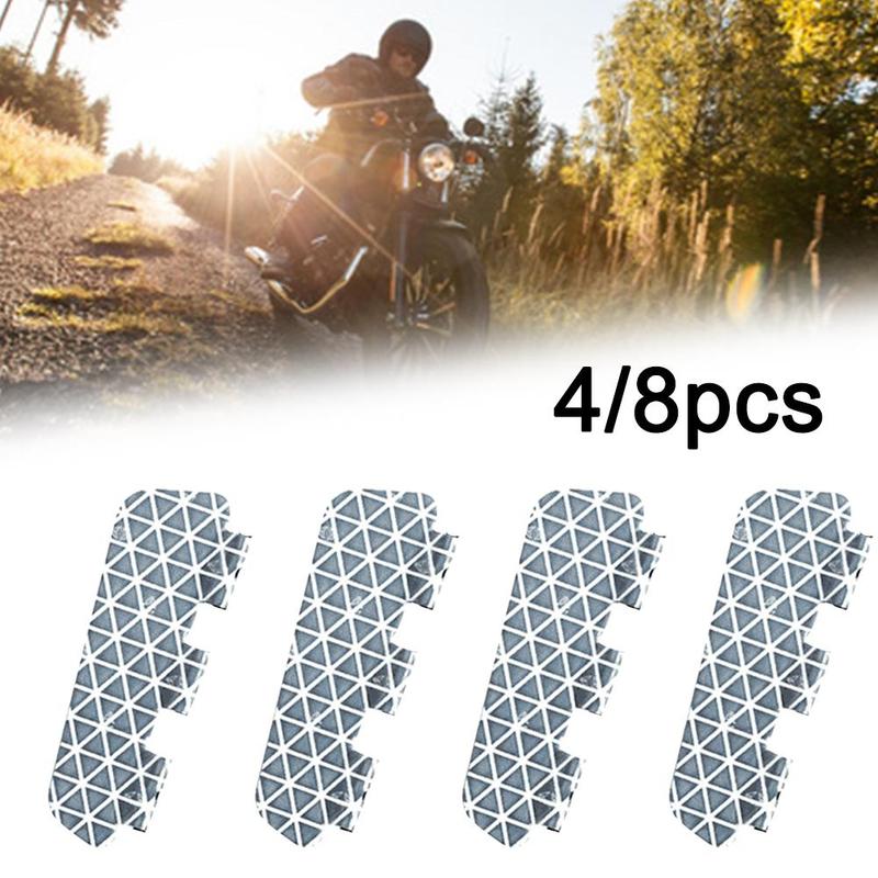 4/8 PCS Bicycle Reflective Stickers Bike Spoke Stickers Safety Wheel Rim Spoke Decals Bicycle Tools Bike Spoke Reflector