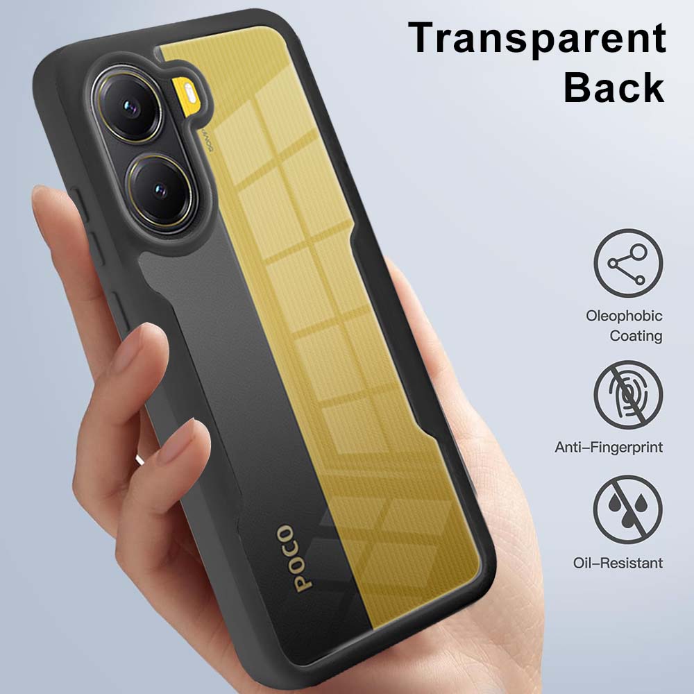 360 Full Body Screen Protector Transparent Case For Mi POCO X7 X6 Pro X3 NFC Shockproof Phone Cover For POCO F6 F5 Pro C65