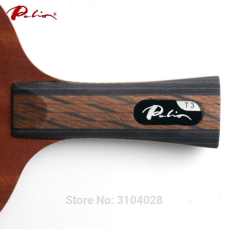 Palio officiële T-3 T3 tafeltennis blade carbon blade snelle aanval met lus bevestigd blad palio blade racket ping pong