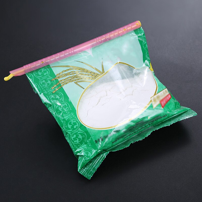 8 stk. poseclips forsegler klemme pind opbevaring plast snack forsegling plast værktøj mad stang køkken bærbar husholdning seal klemme