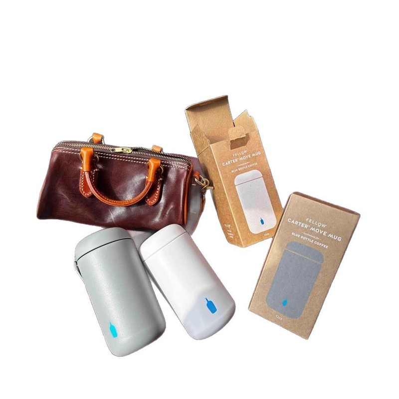 Blue Bottle Coffee Cup Thermos Cup 304 Stainless Steel Inner Pot Cup Portable Cold Insulation Simple And Convenient Cup