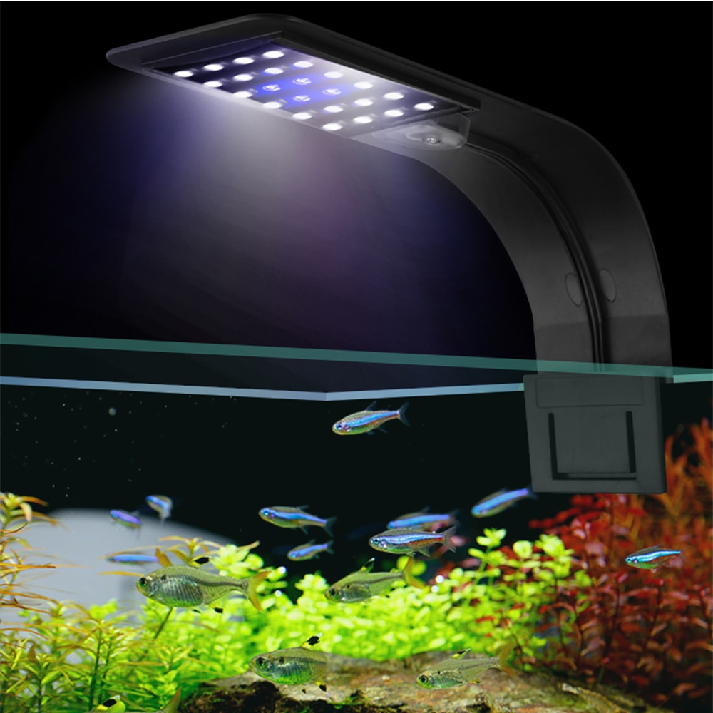 Super Heldere Led Aquarium Verlichting Led Planten Groeien Licht 5W/10W Aquatische Zoetwater Lampen Waterdicht Clip Op lamp Voor Aquaria
